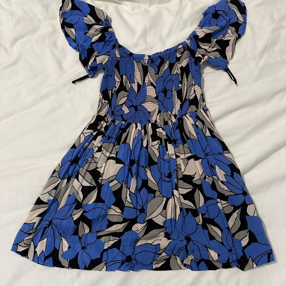 Free people Louise blue floral dress